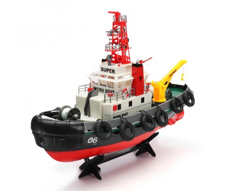 Радиоуправляемый буксир Heng Long Seaport Work Boat 2.4G - 3810