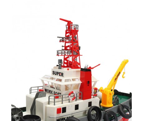 Радиоуправляемый буксир Heng Long Seaport Work Boat 2.4G - 3810