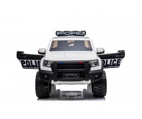 Детский электромобиль Ford Ranger Raptor Police с мигалками - DK-F150RP-WHITE