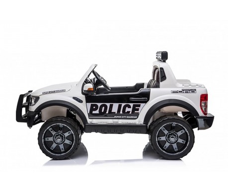 Детский электромобиль Ford Ranger Raptor Police с мигалками - DK-F150RP-WHITE