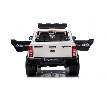 Детский электромобиль Ford Ranger Raptor Police с мигалками - DK-F150RP-WHITE