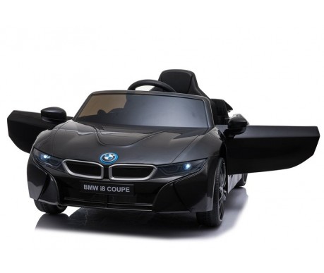 Детский электромобиль BMW i8 Coupe 12V - JE1001-BLACK-PAINT