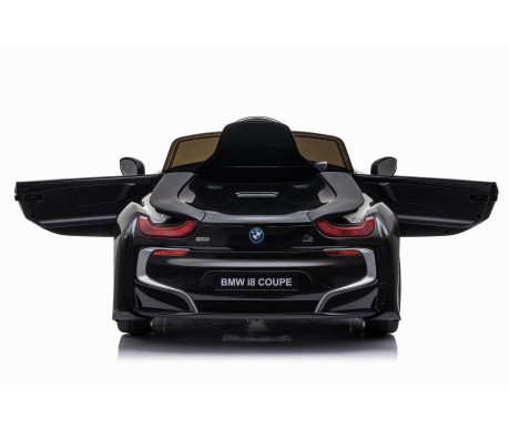 Детский электромобиль BMW i8 Coupe 12V - JE1001-BLACK-PAINT