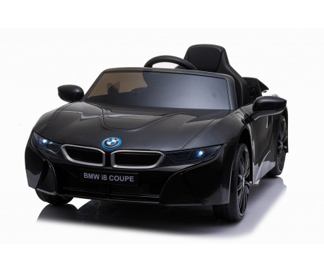 Детский электромобиль BMW i8 Coupe 12V - JE1001-BLACK-PAINT