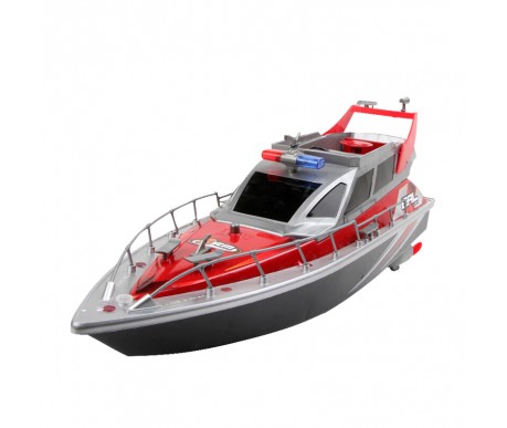 Радиоуправляемый полицейский катер 1:20 2.4G - HT-2875B-RED