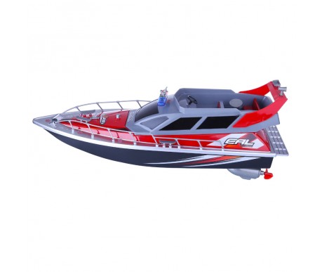 Радиоуправляемый полицейский катер 1:20 2.4G - HT-2875B-RED