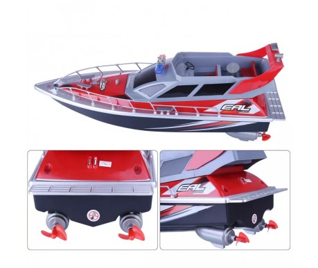 Радиоуправляемый полицейский катер 1:20 2.4G - HT-2875B-RED
