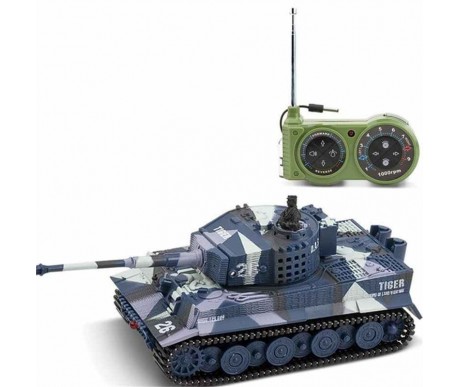 Радиоуправляемый танк Great Wall Tiger (серый камуфляж, 40MHz, 1:72) - 2117-3