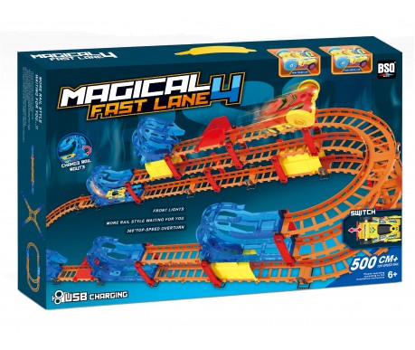 Автотрек BSQ Magical Fast Line (длина полотна 500 см, 2 машины) - BSQ-3061