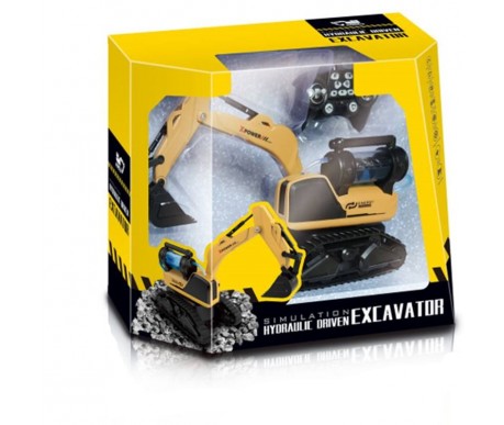 Радиоуправляемый экскаватор Le Neng Toys (эмуляция гидравлического привода, акб, звук) - LNT-F2