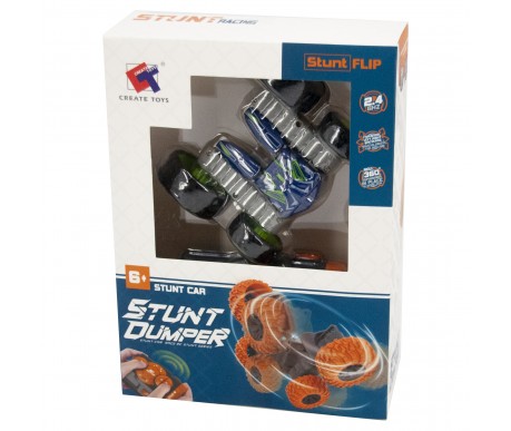 Радиоуправляемый перевертыш Blue Stunt Dumper Car 2.4G - CT-8034-BLUE