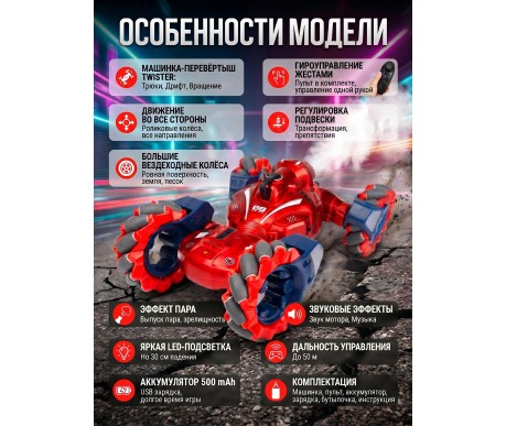 Радиоуправляемая машина (гиропульт, пар) 1:12 - RWG123