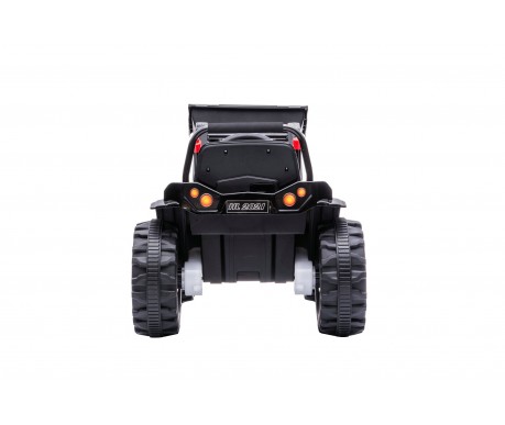 Детский электромобиль трактор с ковшом и пультом управления (зеленый, 2WD, EVA) - HL389-LUX-GREEN