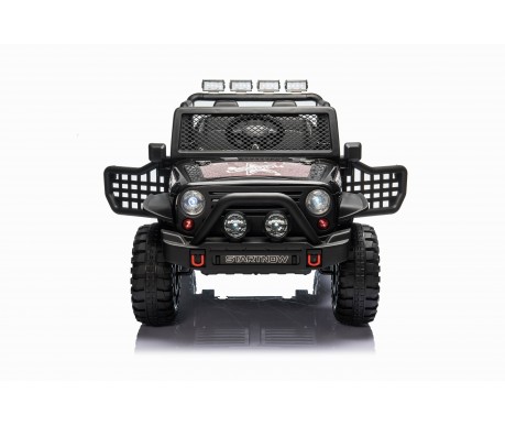 Детский электромобиль джип XMX с полным приводом (черный, EVA, 12V) - XMX618-4WD-BLACK