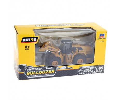 Металлический бульдозер-погрузчик HuiNa Toys 1:50 - HN1714