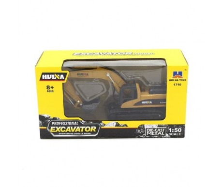 Металлический гусеничный экскаватор HuiNa Toys 1:50 - HN1710
