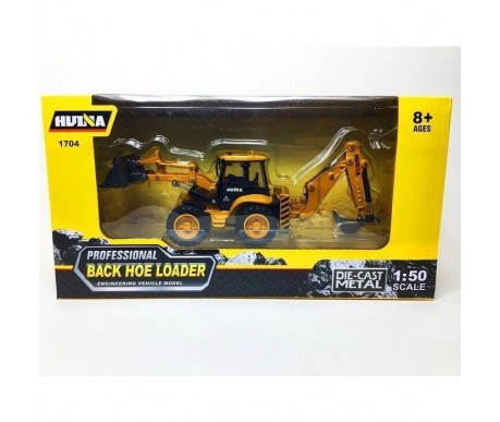 Металлический трактор с ковшом HuiNa Toys 1:50 - HN1704