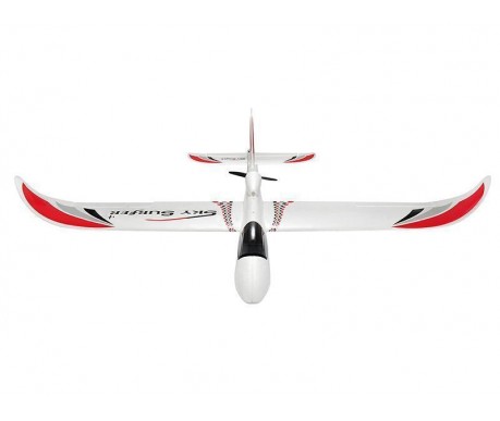 Радиоуправляемый планер Top RC SKY SURFER 1400мм красный 2.4G RTF - TOP069C