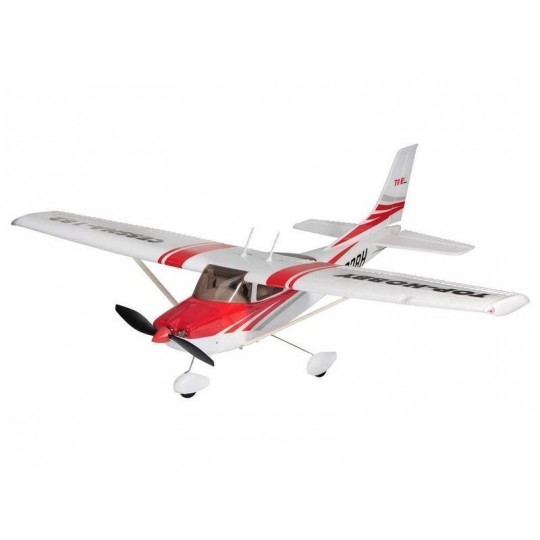 Радиоуправляемый самолет Top RC Cessna 182 400 class красный 965 мм RTF 2.4G - TOP003C