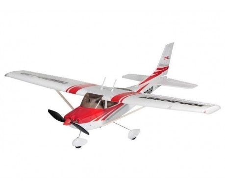 Радиоуправляемый самолет Top RC Cessna 182 400 class красный 965 мм RTF 2.4G - TOP003C