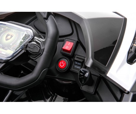 Детский электромобиль Lamborghini V12 Vision Gran Turismo 4WD 12V - HL528-LUX-WHITE
