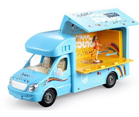 Радиоуправляемая машина Double E синяя сцена на колесах 1:18 2.4G - E669-003-BLUE