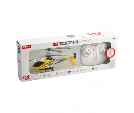 Радиоуправляемый вертолет Syma S107H Yellow 2.4G с функцией зависания - S107H