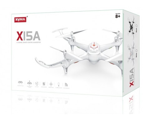 Радиоуправляемый квадрокоптер Syma X15A White RTF 2.4G - SYMA-X15A-WHITE