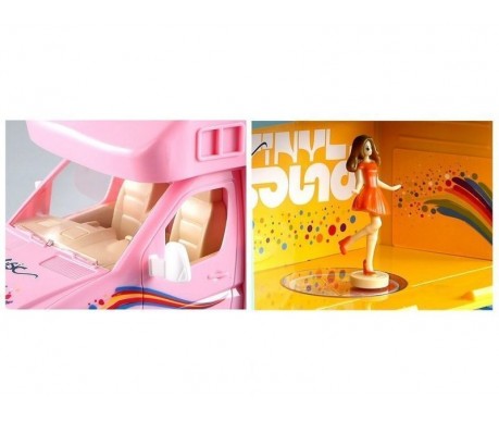 Радиоуправляемая машина Double E розовая сцена на колесах 1:18 2.4G - E669-003-PINK