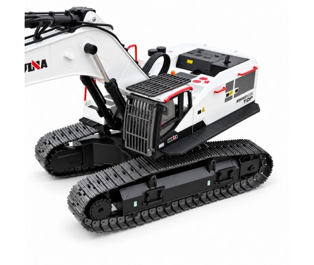 Радиоуправляемый экскаватор белый HUI NA TOYS масштаб 1:14 2.4G - HN1594-WHITE