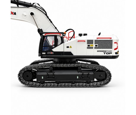 Радиоуправляемый экскаватор белый HUI NA TOYS масштаб 1:14 2.4G - HN1594-WHITE