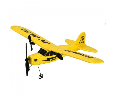 Радиоуправляемый самолет Piper Cub J3 для начинающих 2.4G - FX803-YELLOW