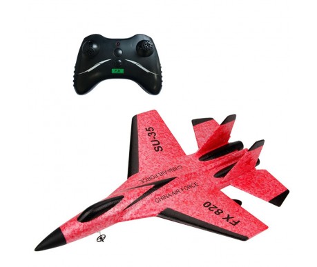 Радиоуправляемый самолет SU-35 для начинающих 2.4G - FX820-RED