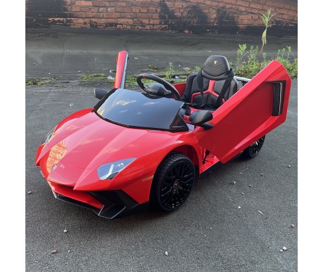 Детский электромобиль Lamborghini Aventador SV Roadster 2WD 12V - BDM0931-RED