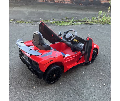 Детский электромобиль Lamborghini Aventador SV Roadster 2WD 12V - BDM0931-RED