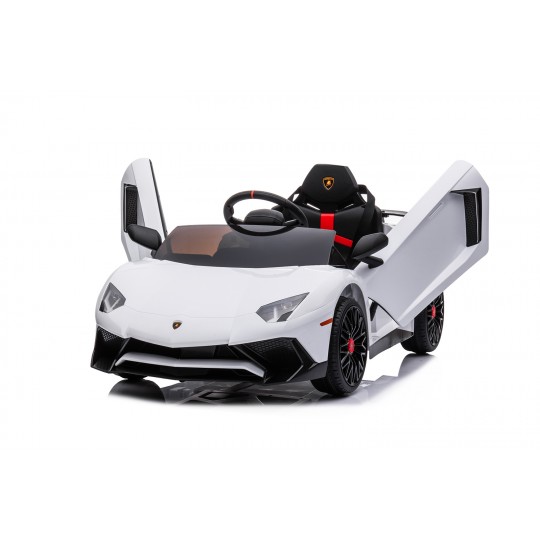 Детский электромобиль Lamborghini Aventador SV Roadster 2WD 12V - BDM0931-WHITE