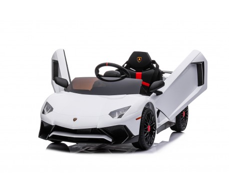 Детский электромобиль Lamborghini Aventador SV Roadster 2WD 12V - BDM0931-WHITE