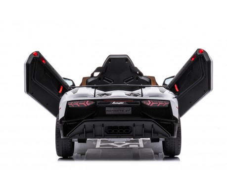 Детский электромобиль Lamborghini Aventador SV Roadster 2WD 12V - BDM0931-WHITE