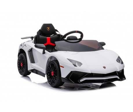 Детский электромобиль Lamborghini Aventador SV Roadster 2WD 12V - BDM0931-WHITE