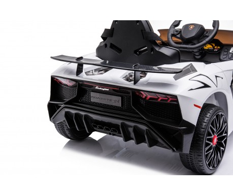 Детский электромобиль Lamborghini Aventador SV Roadster 2WD 12V - BDM0931-WHITE