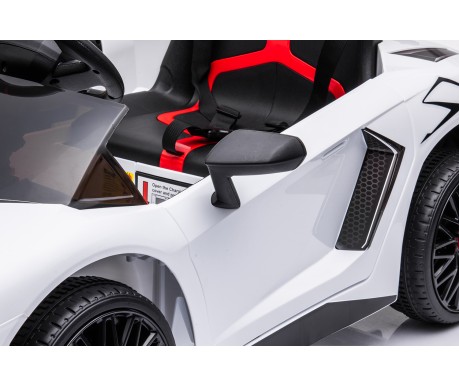Детский электромобиль Lamborghini Aventador SV Roadster 2WD 12V - BDM0931-WHITE