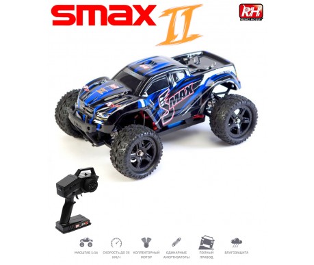 Радиоуправляемый монстр Remo Hobby RH1631 V2.0 4WD RTR масштаб 1:16 2.4G - RH1631V2-BLUE