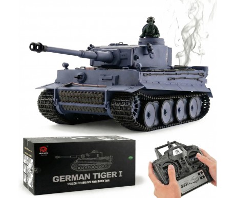Радиоуправляемый танк Heng Long German Tiger V7.0 масштаб 1:16 2.4G - 3818-1-V7