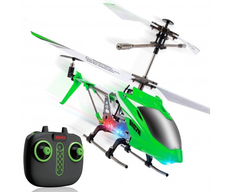 Радиоуправляемый вертолет Syma S107H Green 2.4G с функцией зависания - S107H