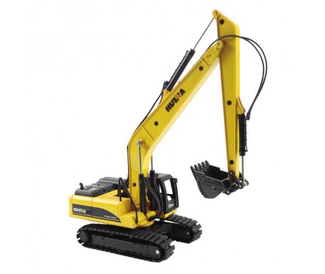 Металлический гусеничный экскаватор HuiNa Toys 1:50 - HN1722-YELLOW