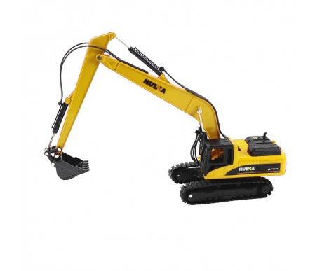Металлический гусеничный экскаватор HuiNa Toys 1:50 - HN1722-YELLOW