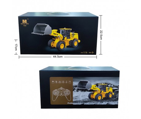 Радиоуправляемый погрузчик бульдозер HUI NA TOYS 1:16 2.4G - HN1552