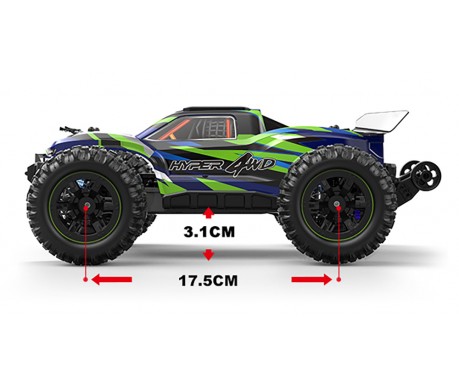 Радиоуправляемый джип MJX Hyper Go 4WD LED 1:16 2.4G - MJX-16108-GREEN