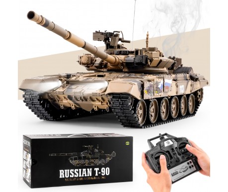 Радиоуправляемый танк Heng Long Т-90 V7.0 масштаб 1:16 RTR 2.4G - 3938-1 V7.0