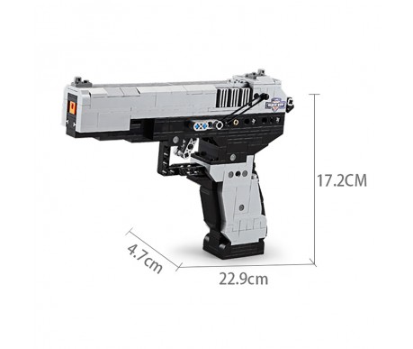 Конструктор CADA deTech пистолет MK 23, 397 деталей - C81009W